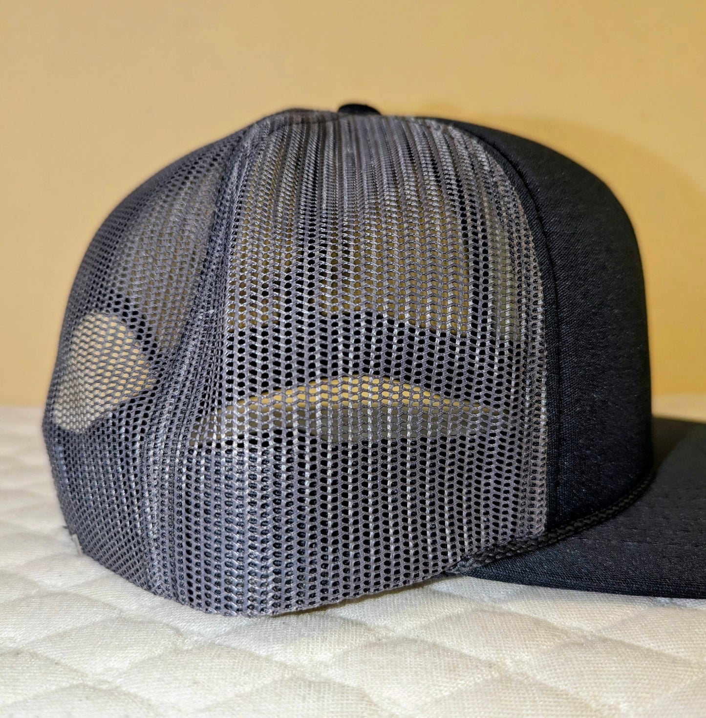 Drip Trucker Hat Gray Blue Black - Streetwear Cap
