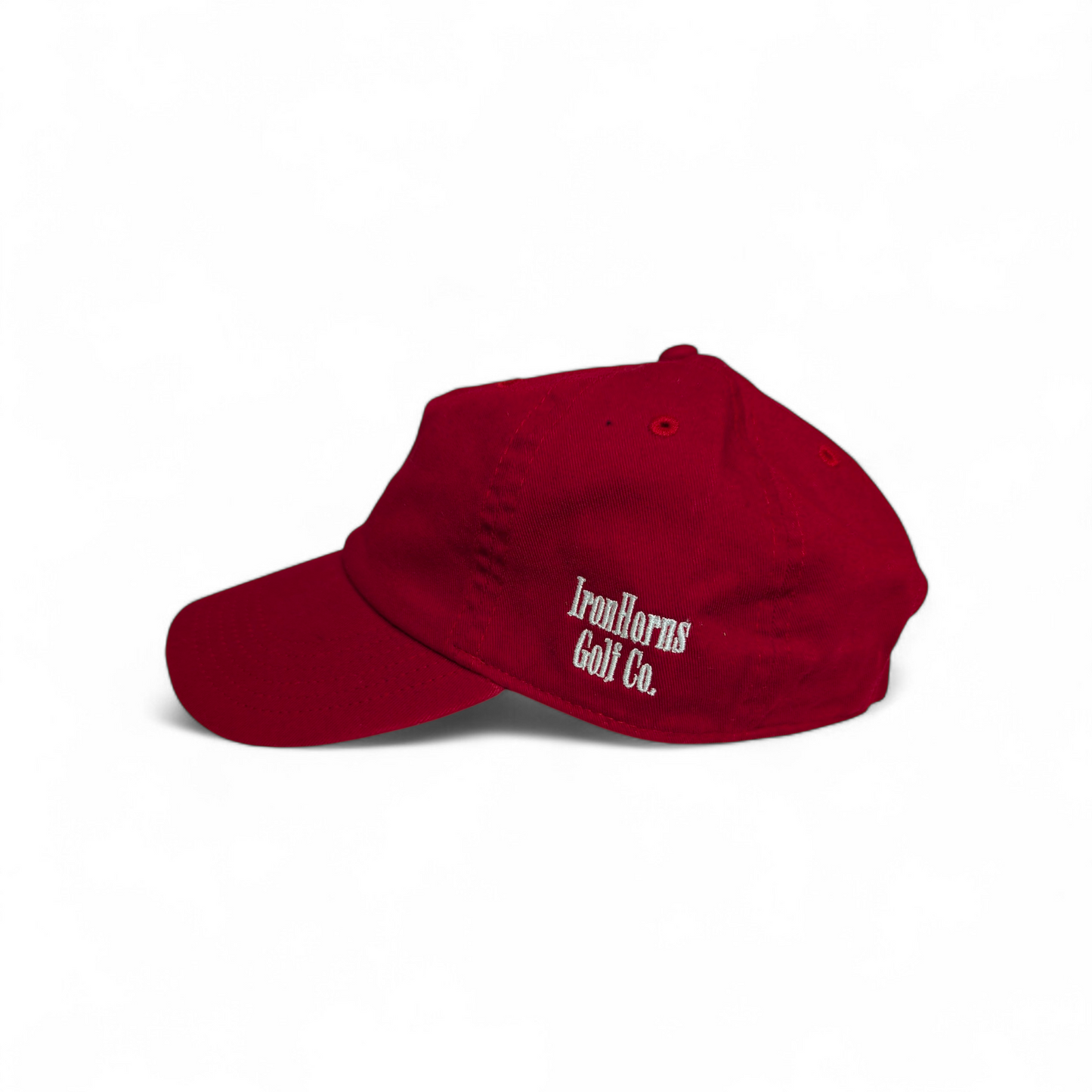 IRONHORNS GOLF CO. by BLCK NERD golf cap red (PRE-ORDER NOW)