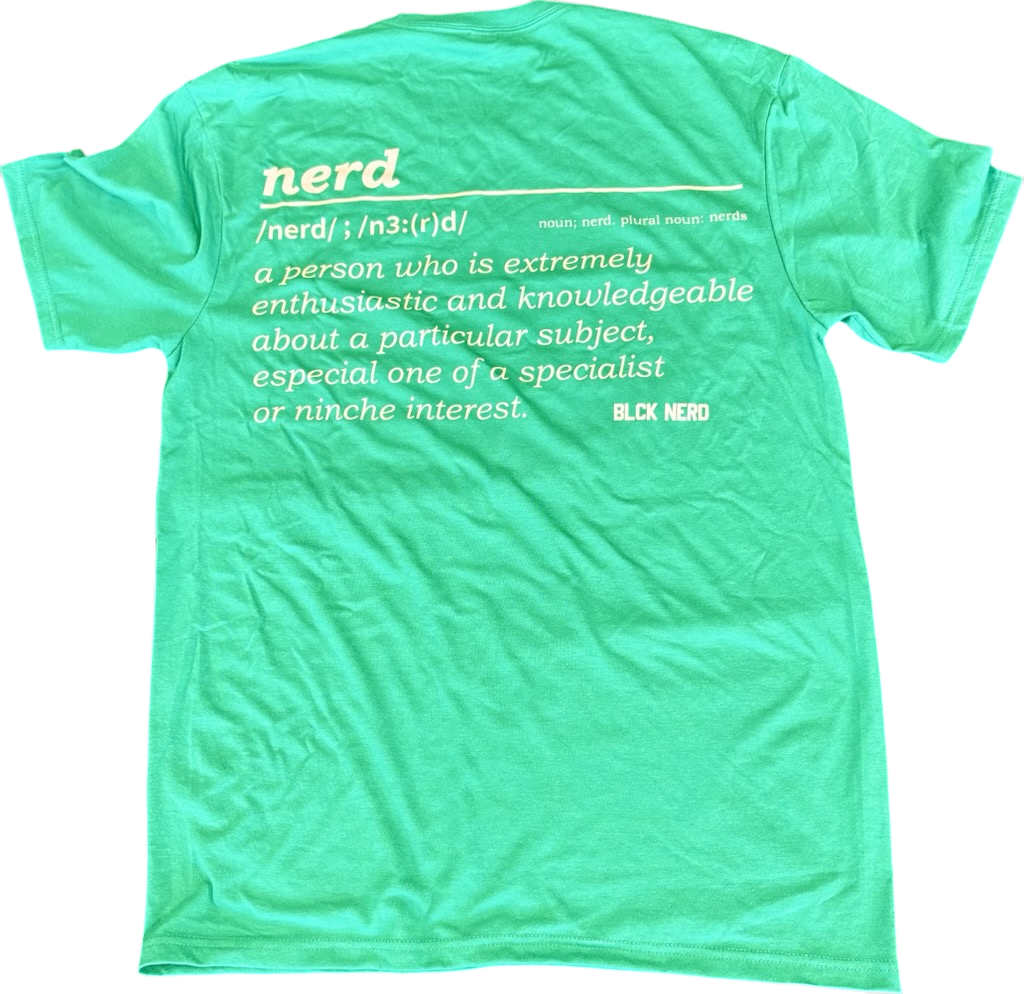 BLCK NERD RETRO DEFINITION GRN