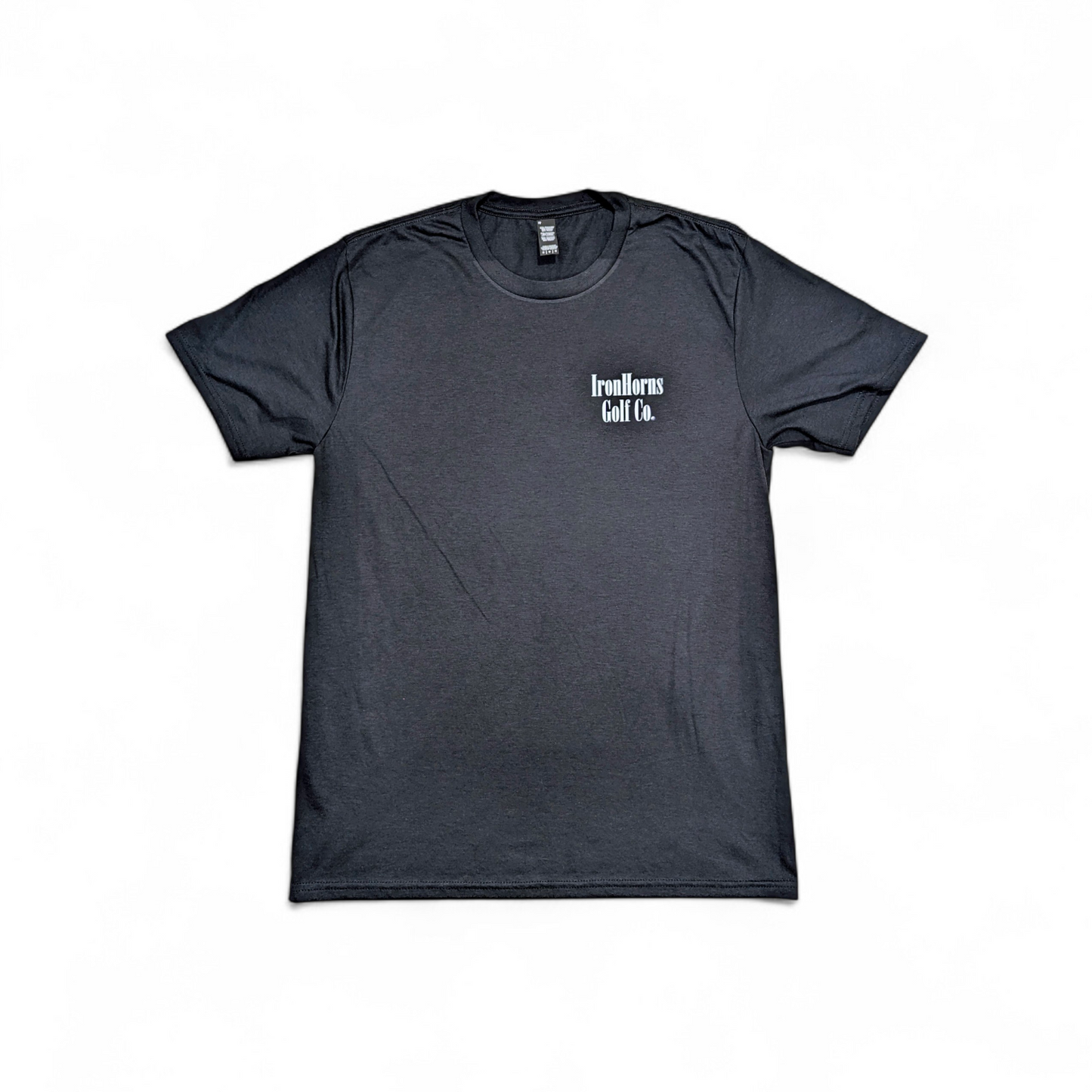 IRONHORNS Golf Tee Blck - premium Golf T-Shirt