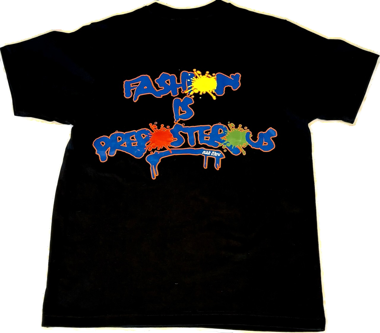 Prosperous Drip Heavy Tee - Black-Streetwear Graphic Shirt