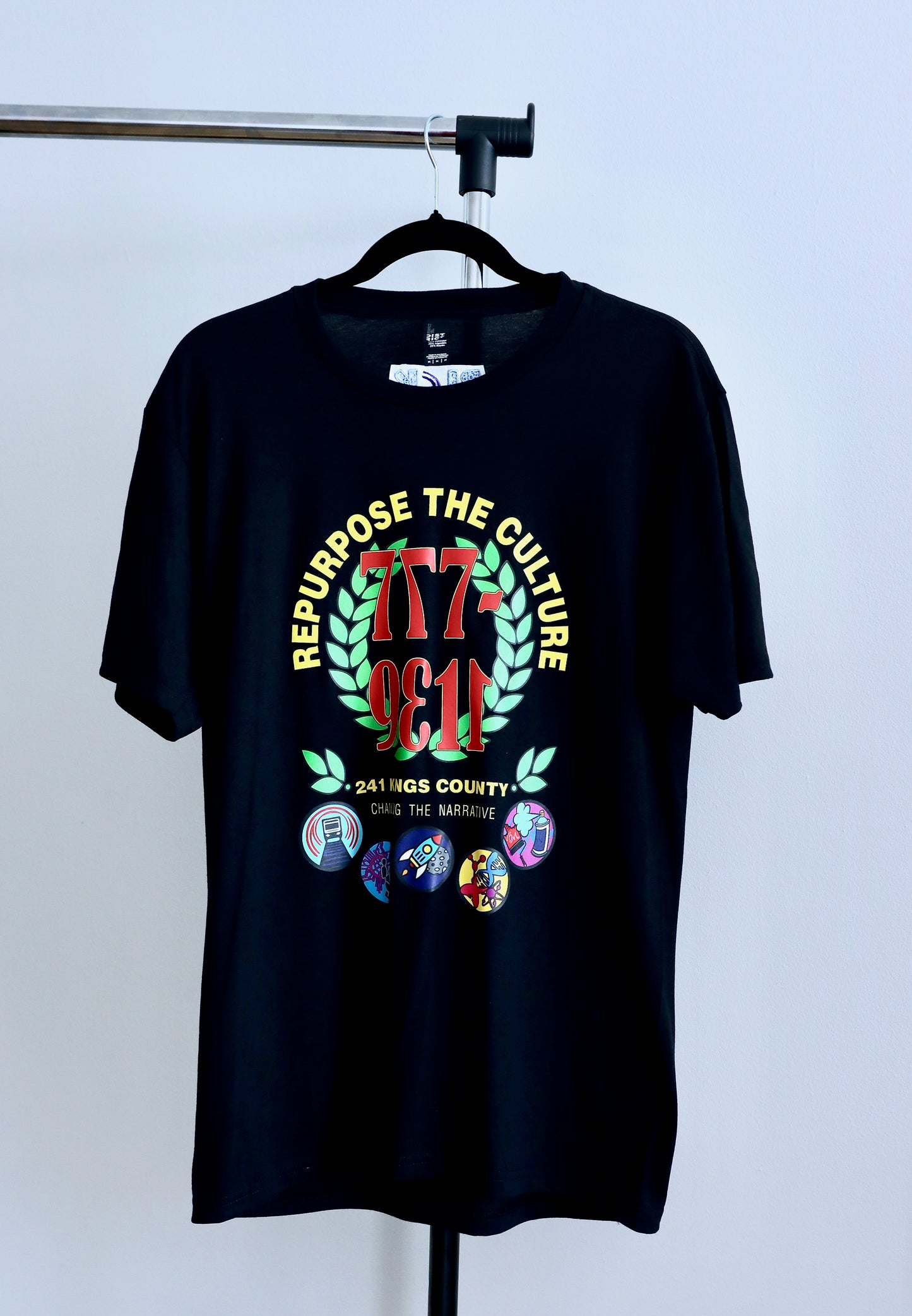 777-9311 RTC BLCK NERD tee