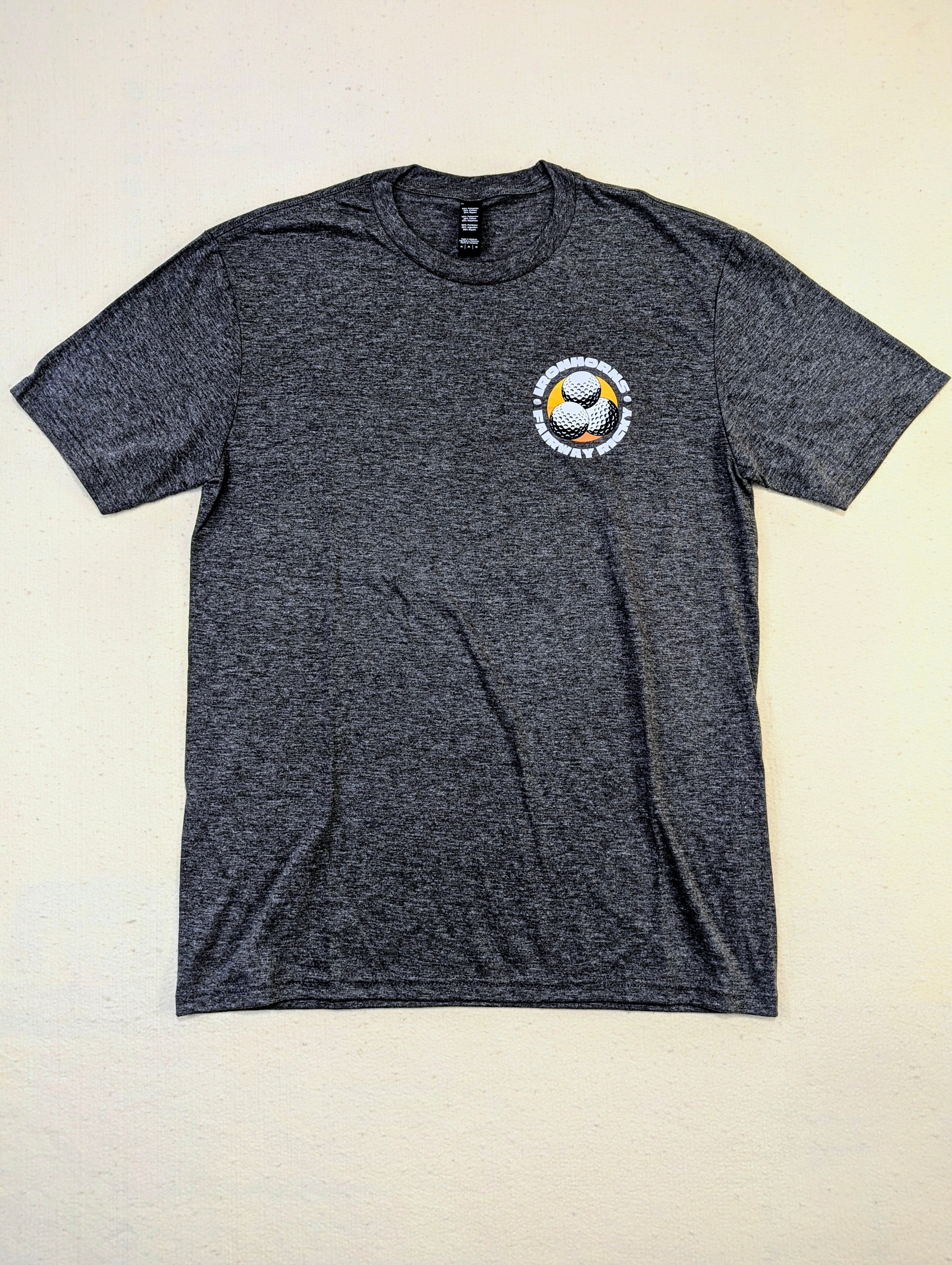 IRONHORNS GOLF CO. by BLCK NEERD FAIRWAY RICKY tee charcoal