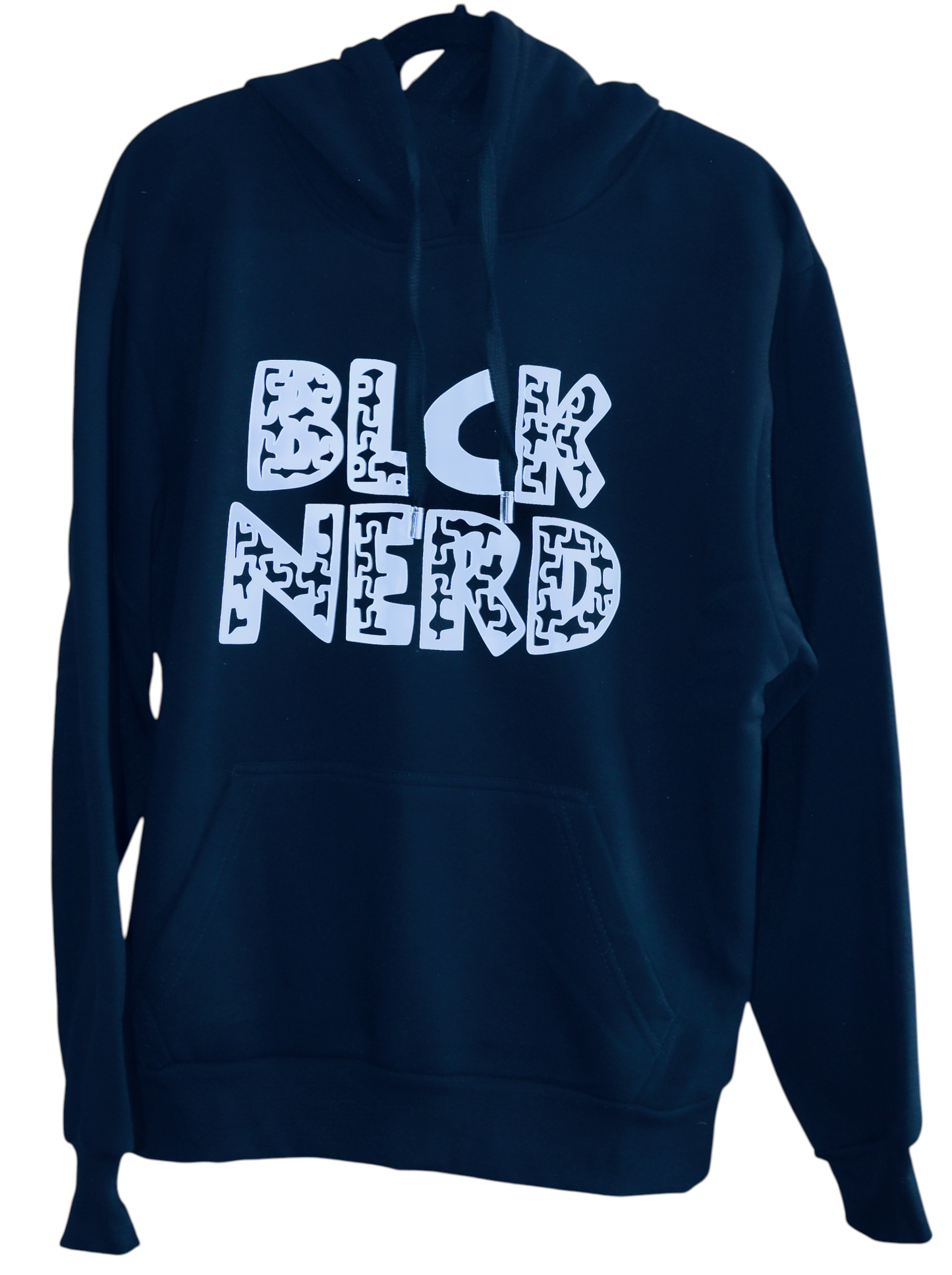BLCK NERD HOODIE BIG BLOCK CHEST RTP BACK blk/wht/red