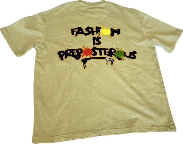 Prosperous Tee Tan Navy Gold - BLCK NERD Streetwear