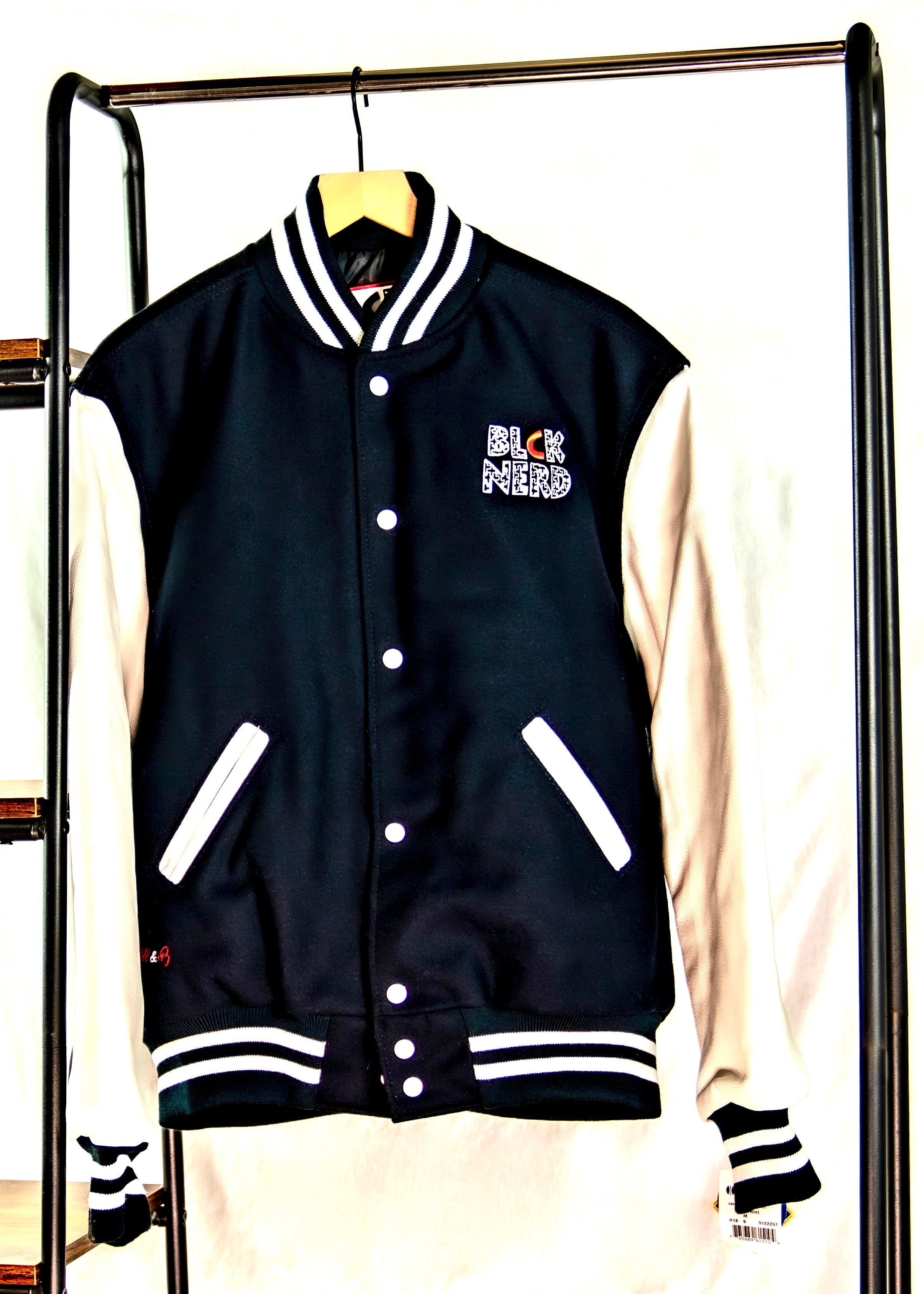 BN VARSITY JACKET RTP blck/red