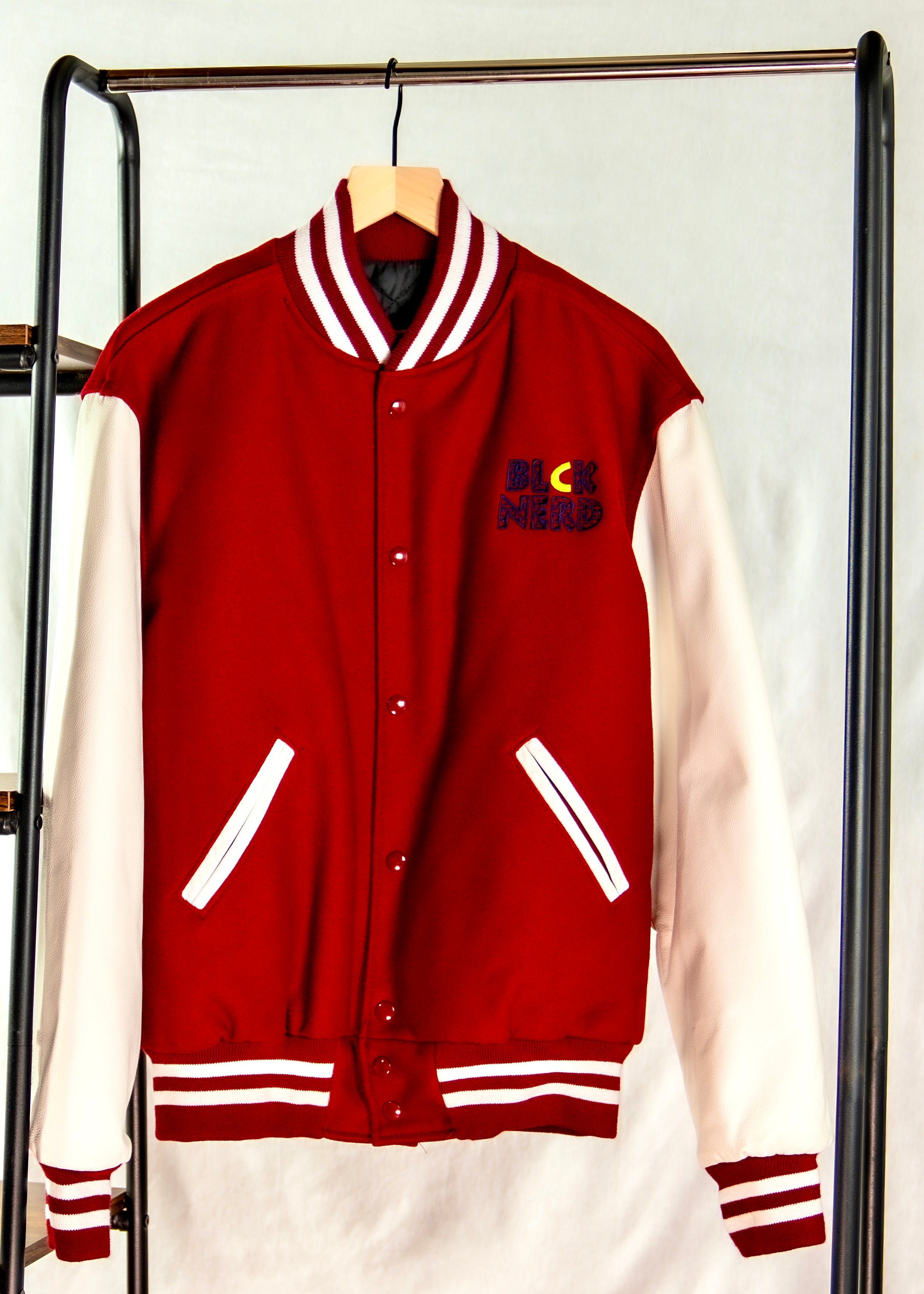 BN VARSITY JACKET WILLNB red/blck
