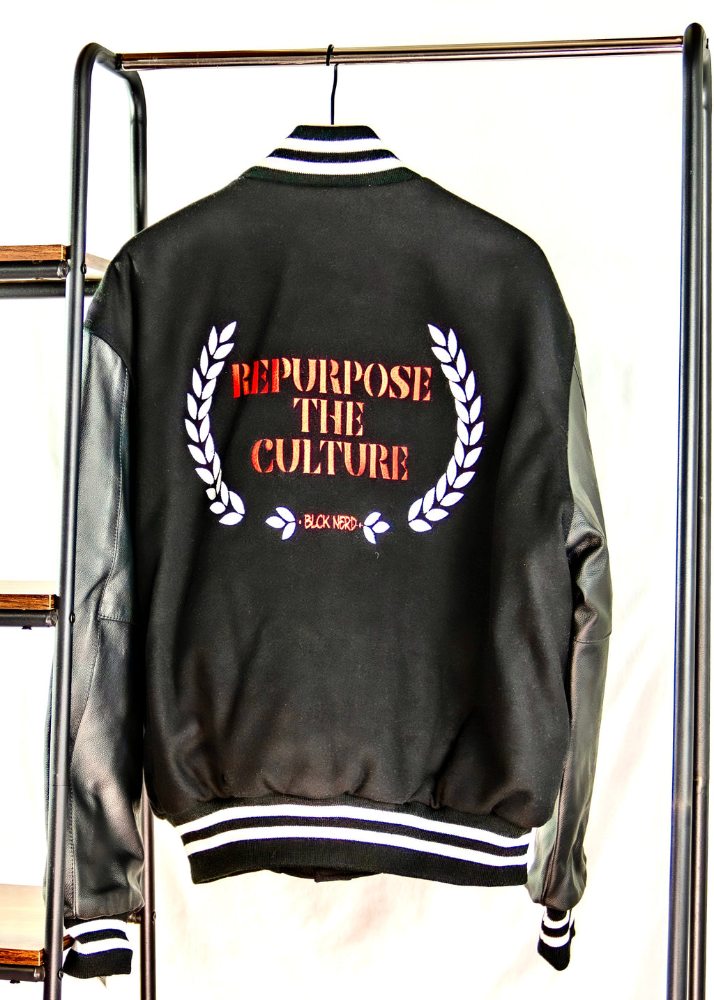 BN VARSITY JACKET RTP wht/red/blck