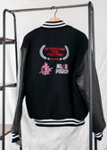 BN VARSITY JACKET WILLNB blck/red