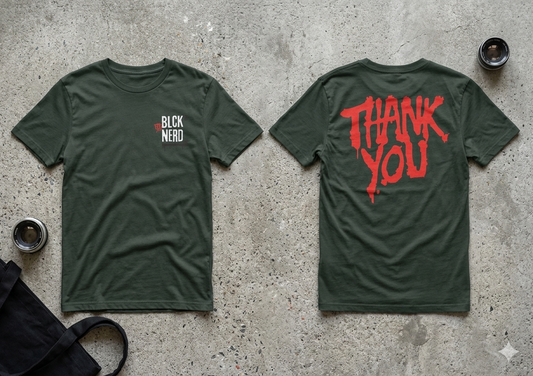 THANK YOU TEE- FORREST GREEN