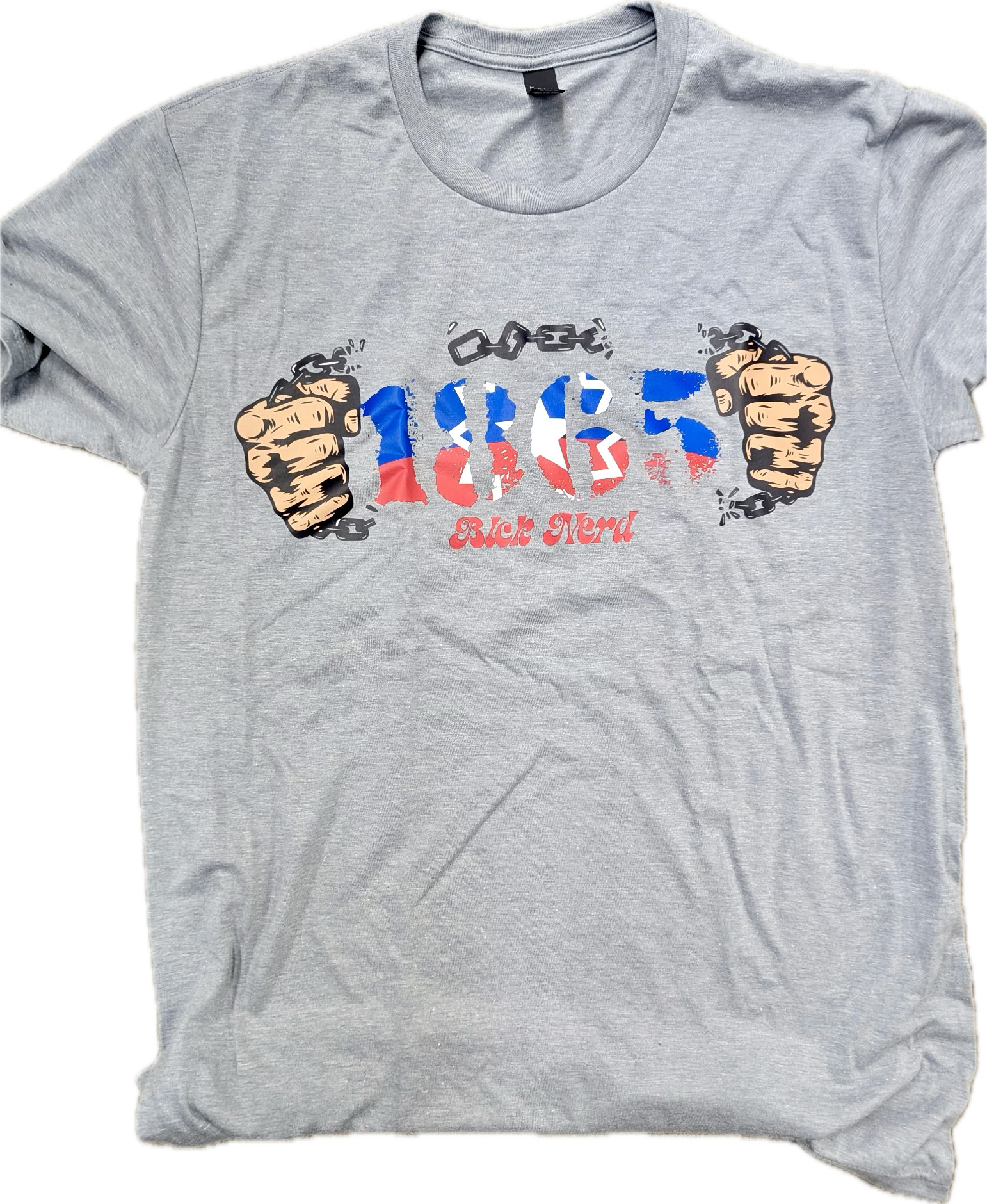 BLCK NERD 1865 JNTNTH Tee grey