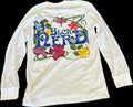 BN FLORAL LONG SLEEVE wht
