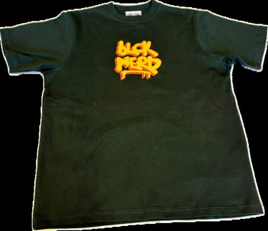 BN PREPOSTROUS DRIP HEAVY TEE hntr grn/org/yell