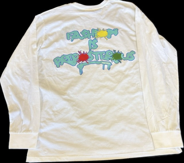 BN PREPOSTROUS TEE wht