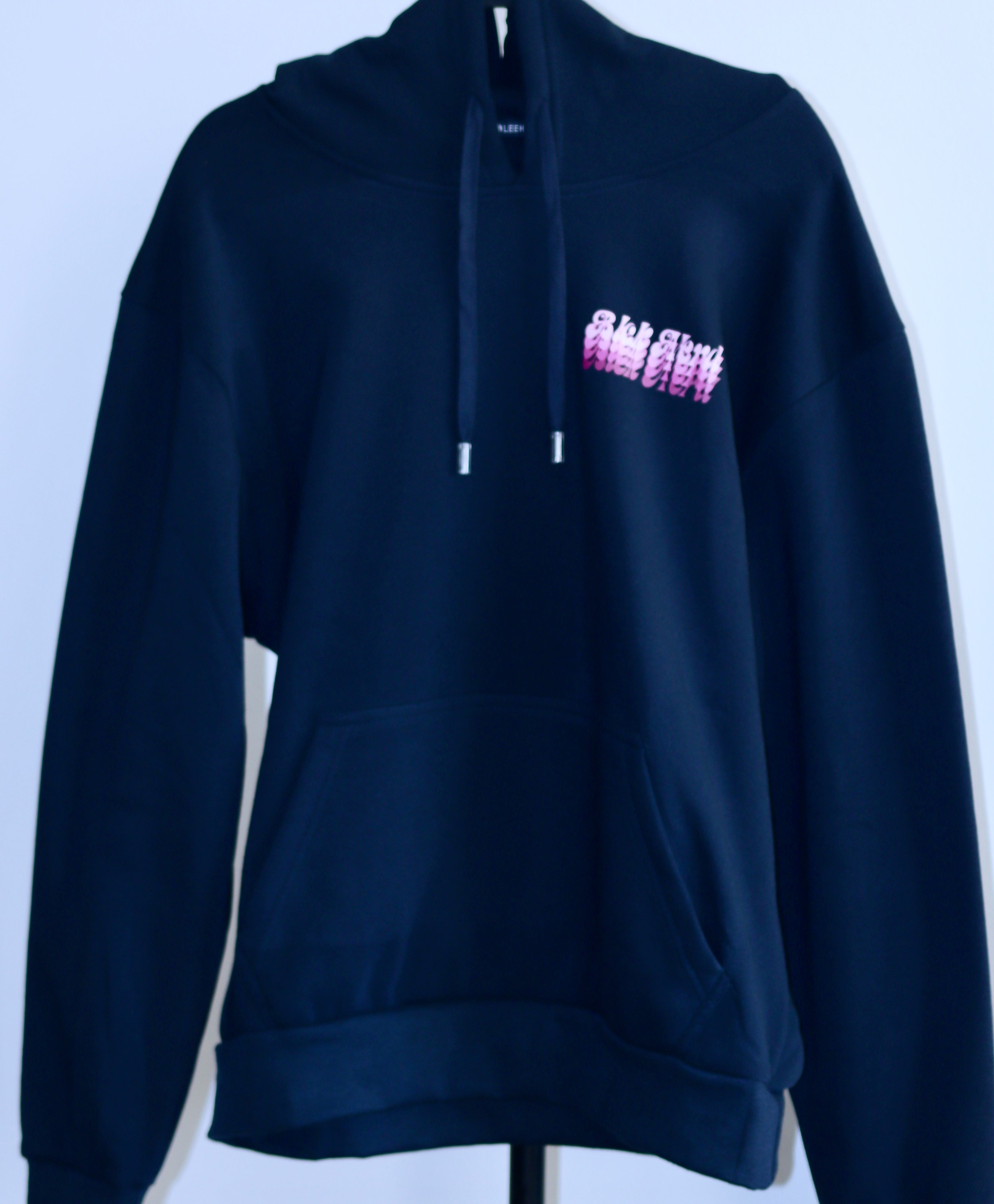 BLCK NERD CASCADE HOODIE navy/fuscia