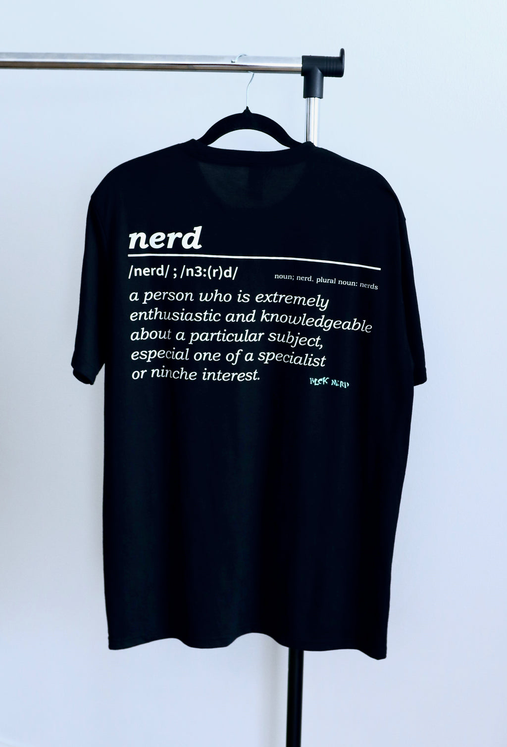 BLCK NERD DEFINITION TEE