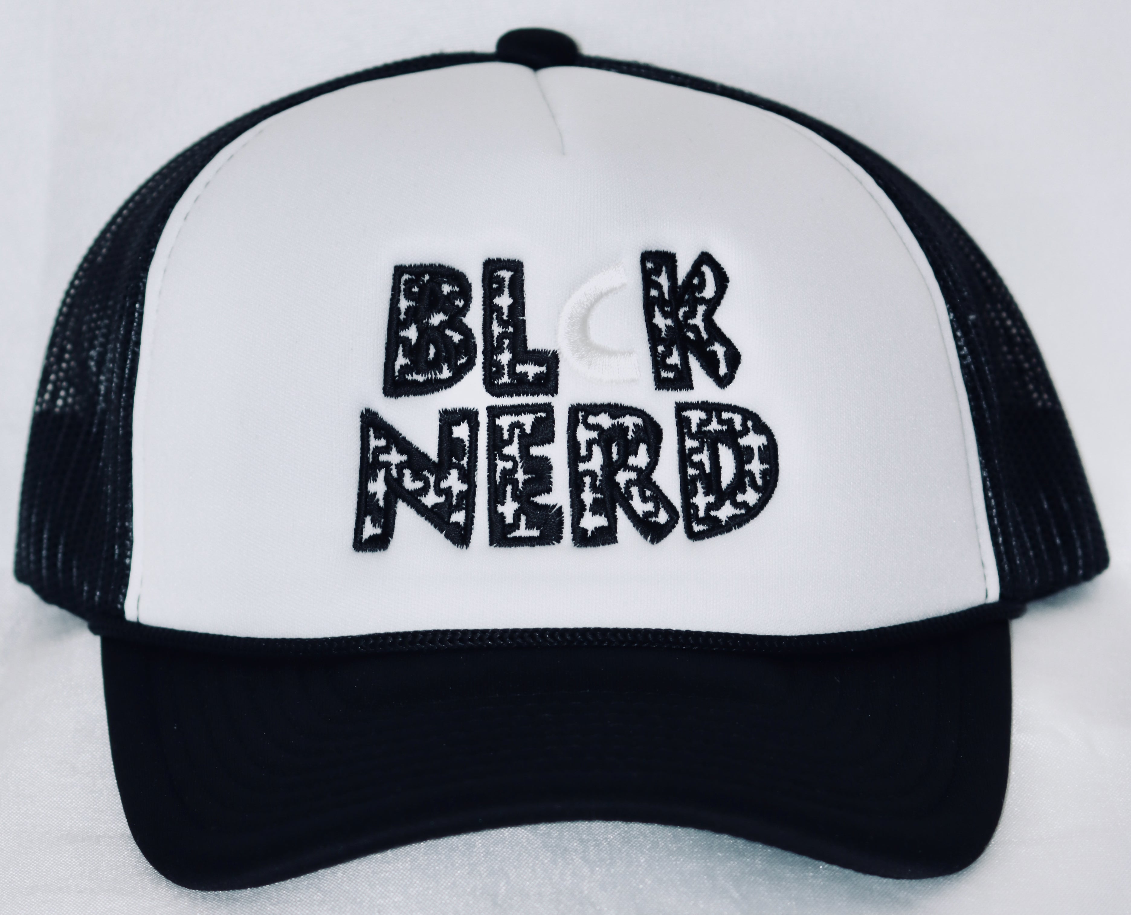PUZZLE BLOCK blck/wht/blck mesh hat