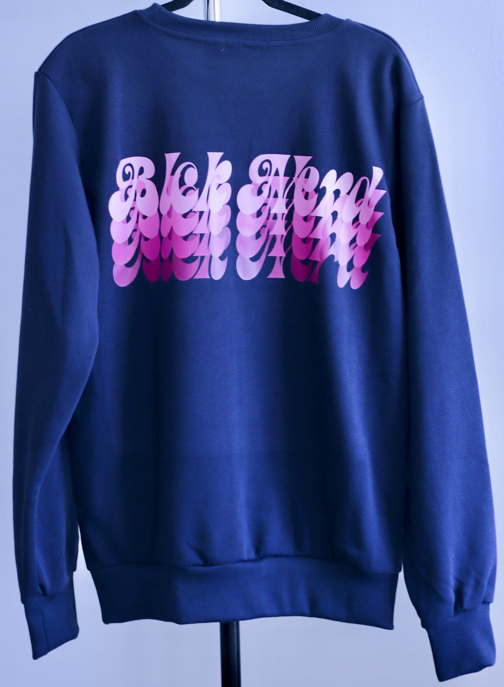 BLCKNERD RETRO CASCADE crewneck navy