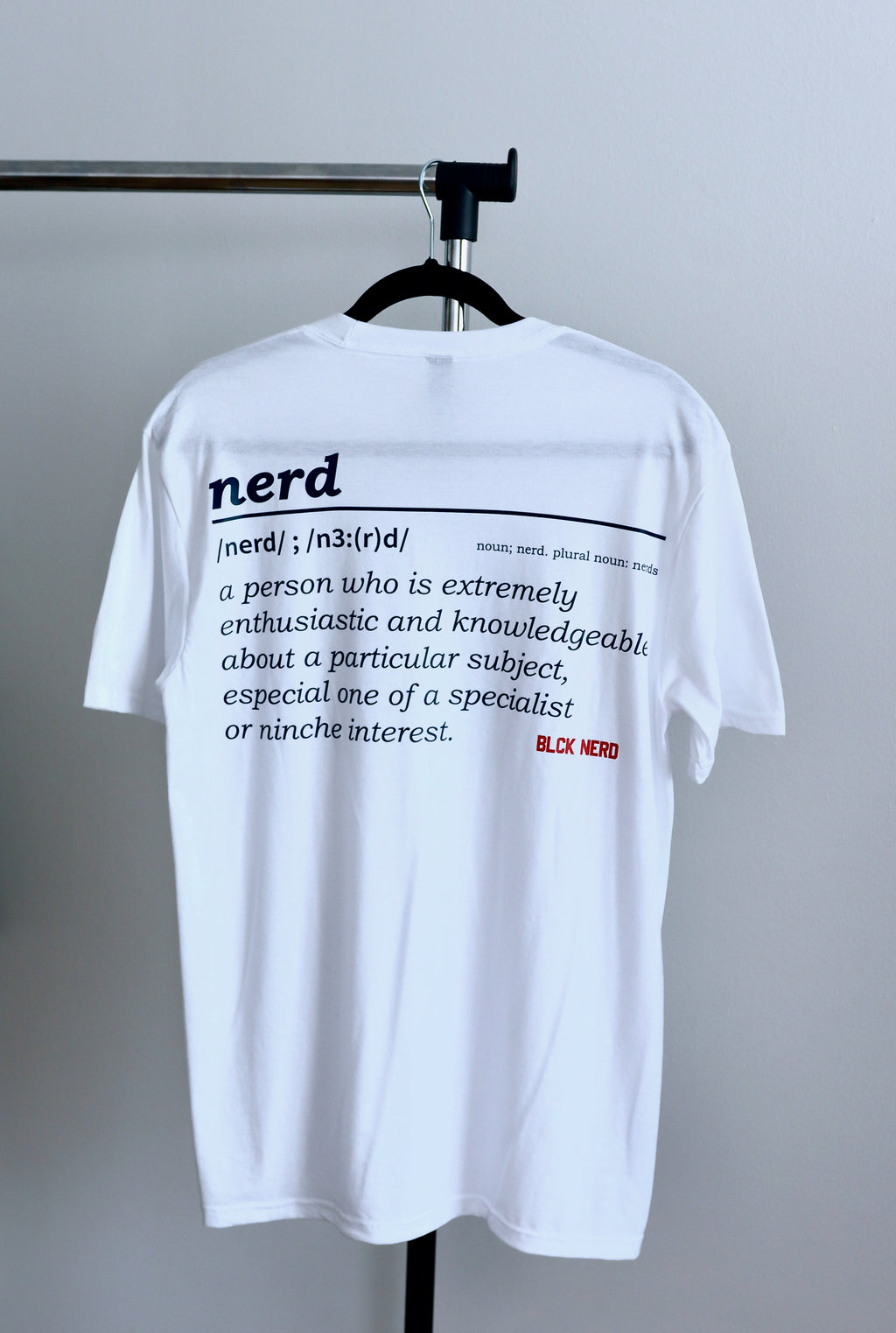 BLCK NERD PUZZLE/DEFINITION TEE