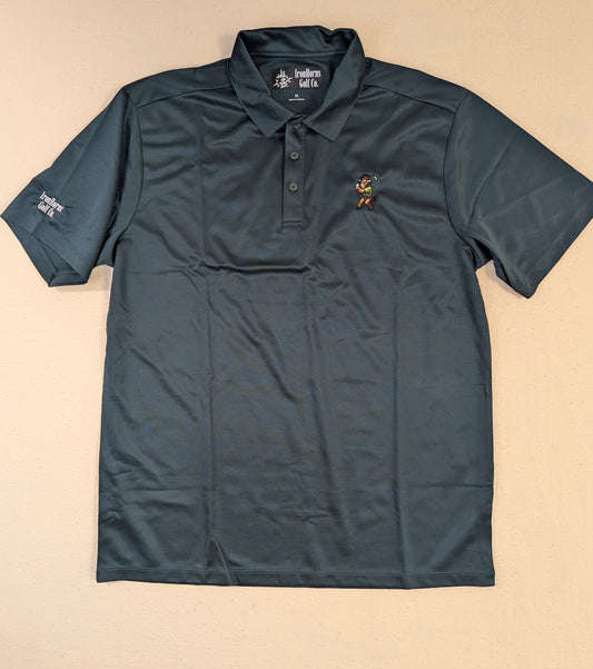 IRONHORNS Golf Polo Hunter Green - Premium Golf Shirt