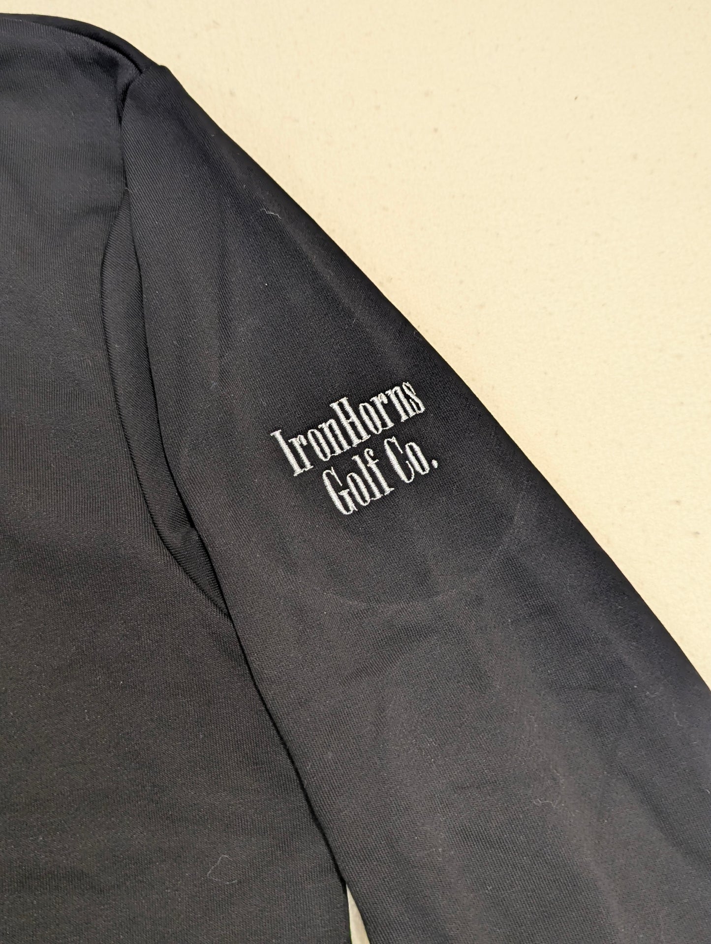 IRONHORNS GOLF CO. by BLCK NERD l/s rugby blck