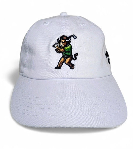 IRONHORNS Golf Hat WHITE - Premium Golf Cap