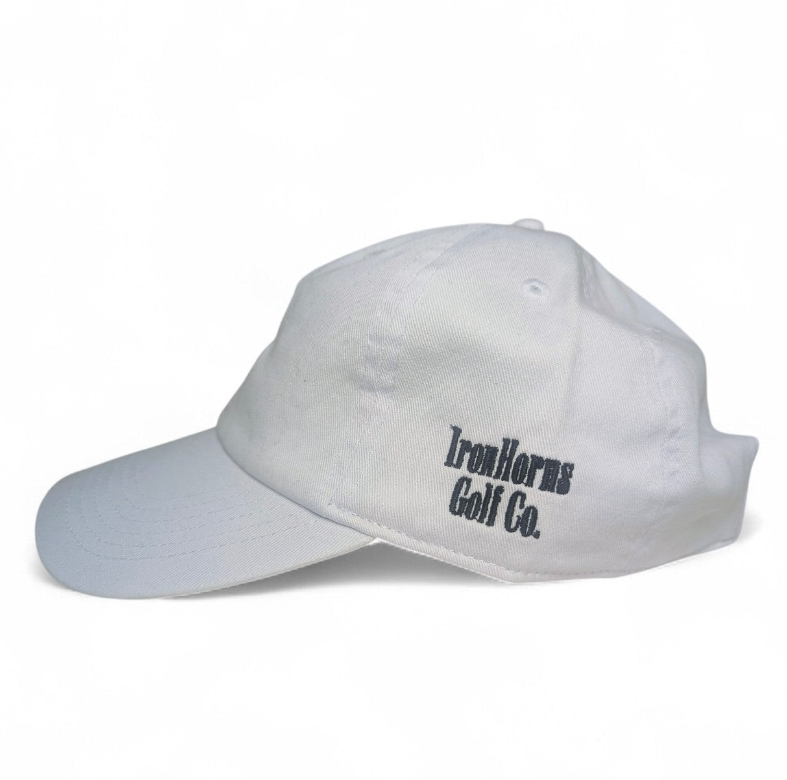 IRONHORNS Golf Hat WHITE - Premium Golf Cap
