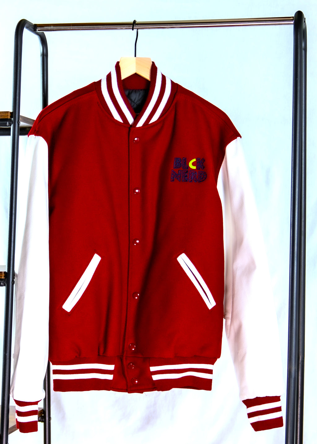 BN VARSITY JACKET WILLNB red/lime